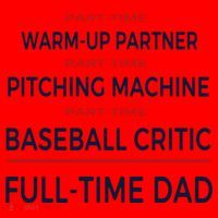 Full Time Baseball Dad Baseball Dad With Balls Ballers Daddy Cool Gift Santa Hat thumb 1