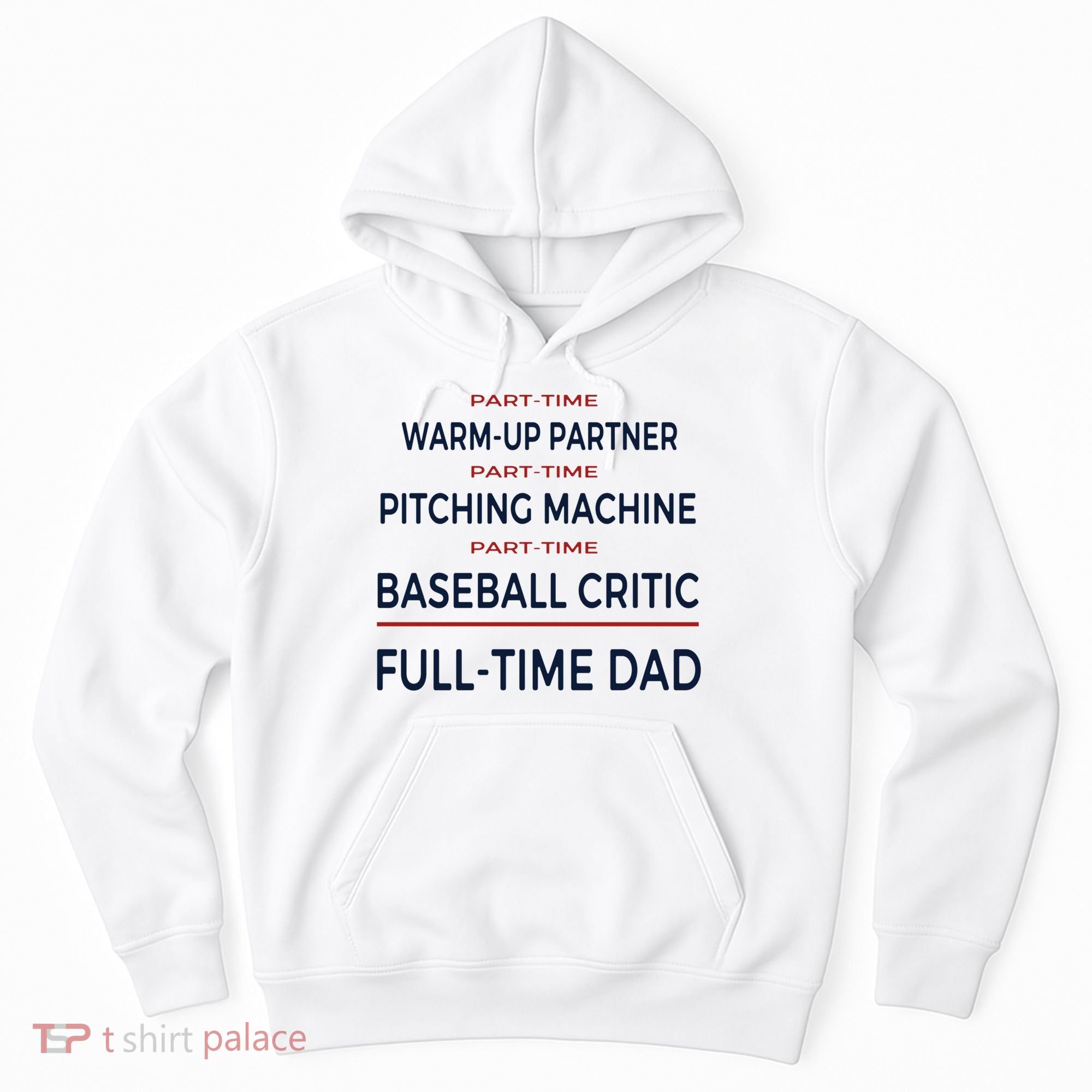 Full Time Baseball Dad Baseball Dad With Balls Ballers Daddy Cool Gift Hoodie