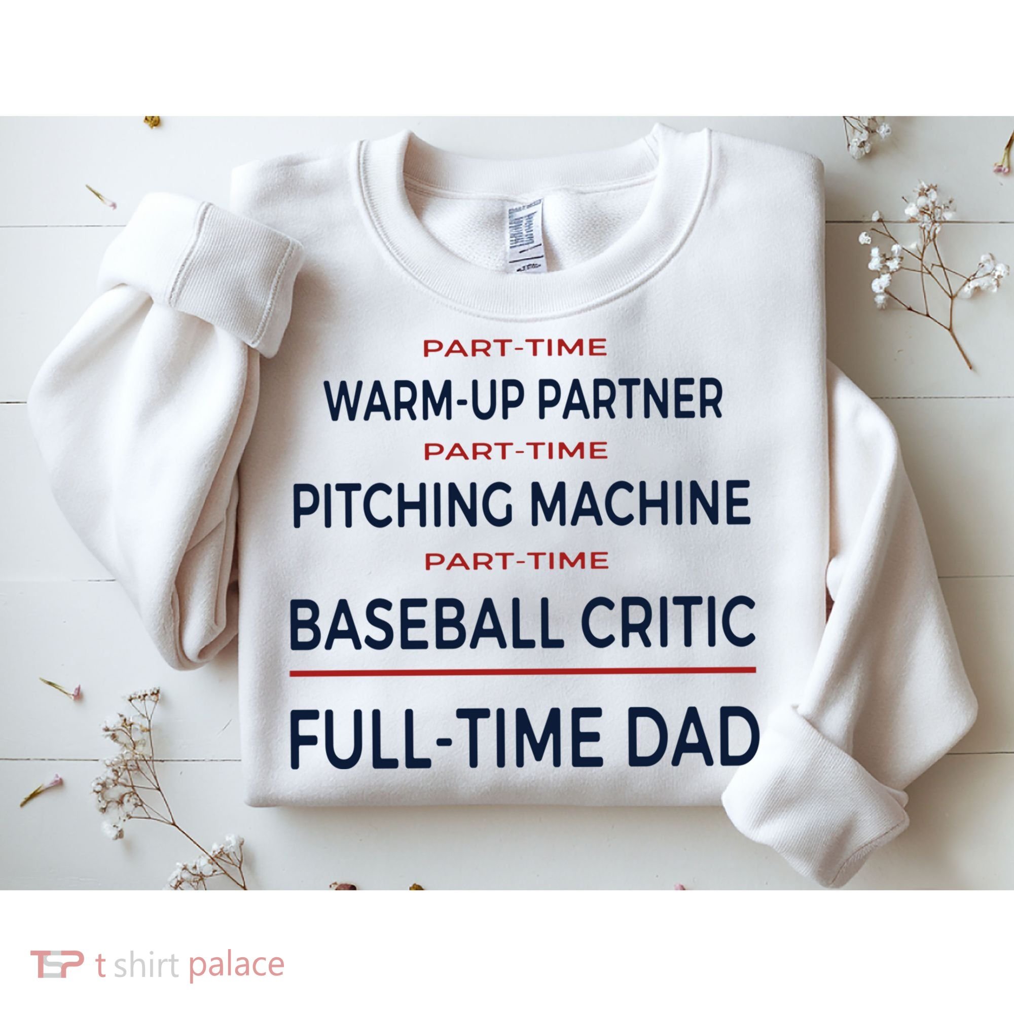 Full Time Baseball Dad Baseball Dad With Balls Ballers Daddy Cool Gift Sweatshirt