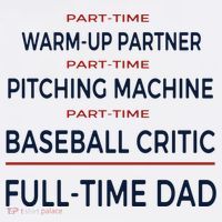 Full Time Baseball Dad Baseball Dad With Balls Ballers Daddy Cool Gift Baby Bodysuit thumb 2