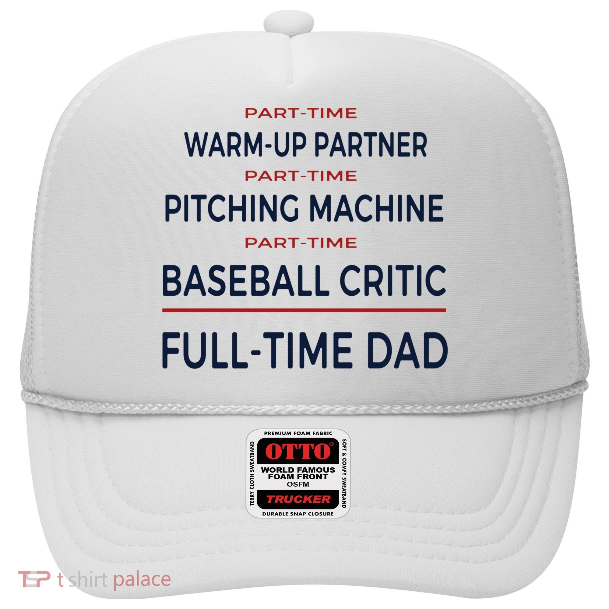 Full Time Baseball Dad Baseball Dad With Balls Ballers Daddy Cool Gift Hat
