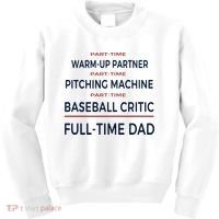 Full Time Baseball Dad Baseball Dad With Balls Ballers Daddy Cool Gift Kids Sweatshirt thumb 0