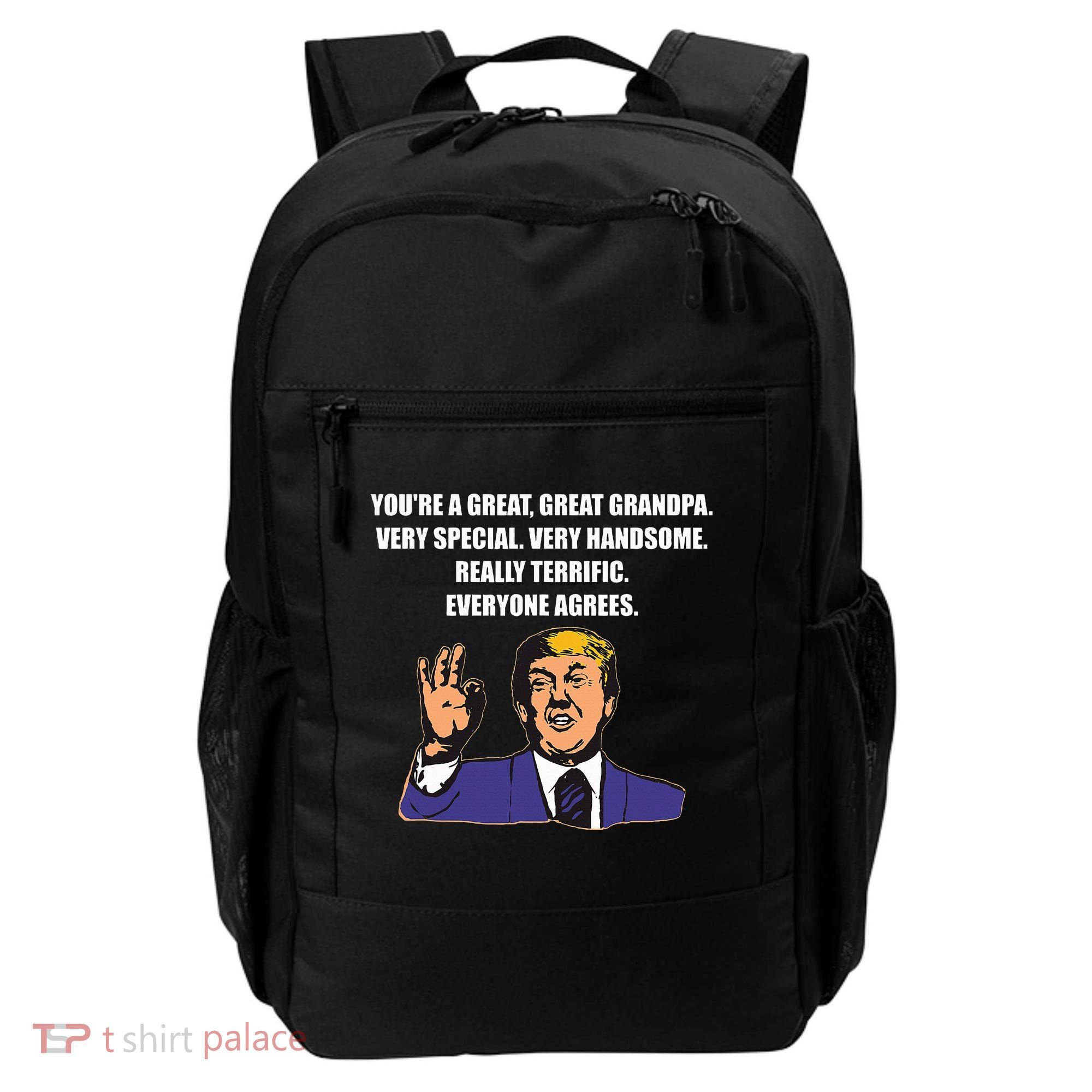 Funny Trump Best Grandpa Ever Everyone Agrees Backpack