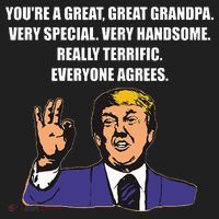 Funny Trump Best Grandpa Ever Everyone Agrees Beanie thumb 2