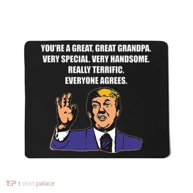 Funny Trump Best Grandpa Ever Everyone Agrees Mousepad