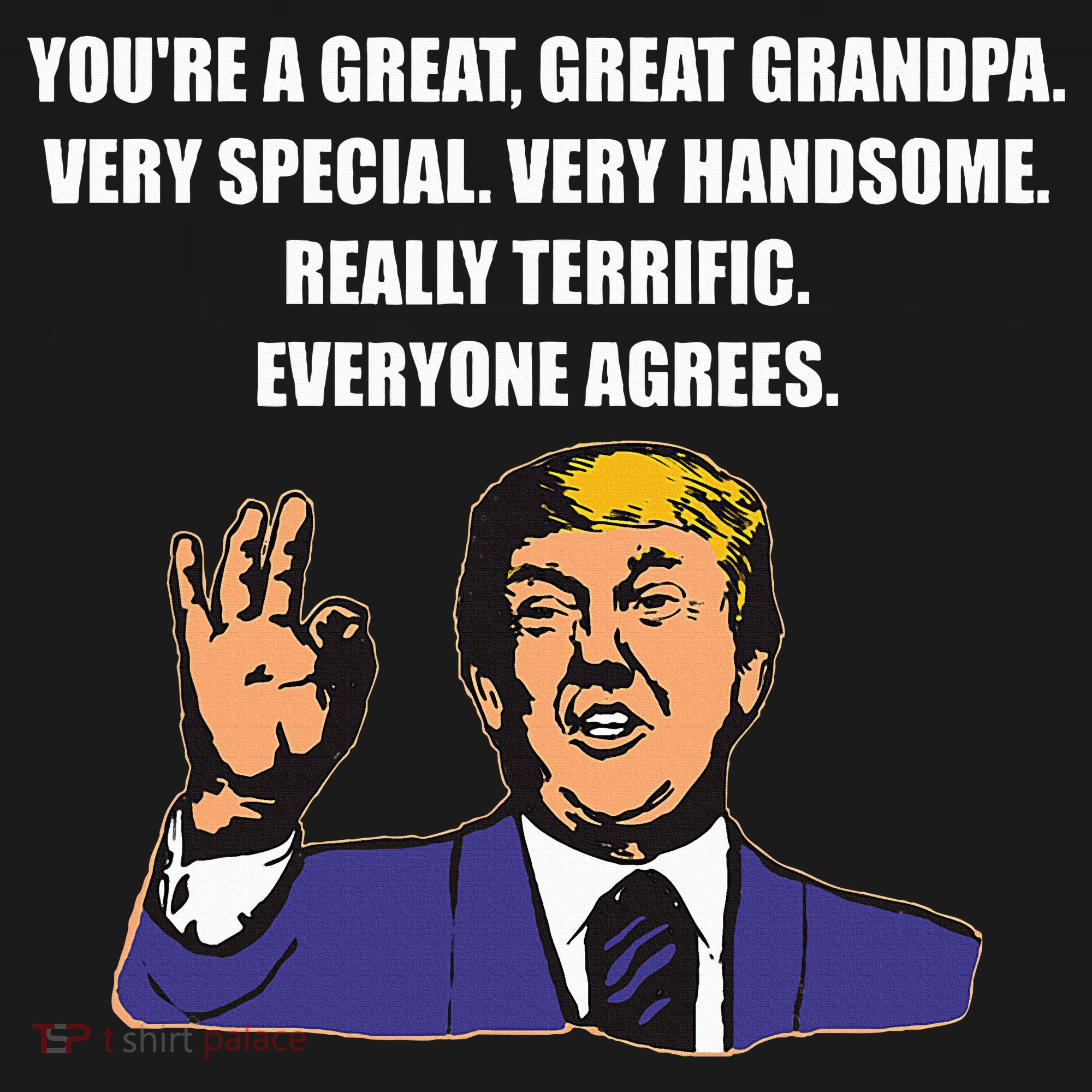 Funny Trump Best Grandpa Ever Everyone Agrees Mousepad