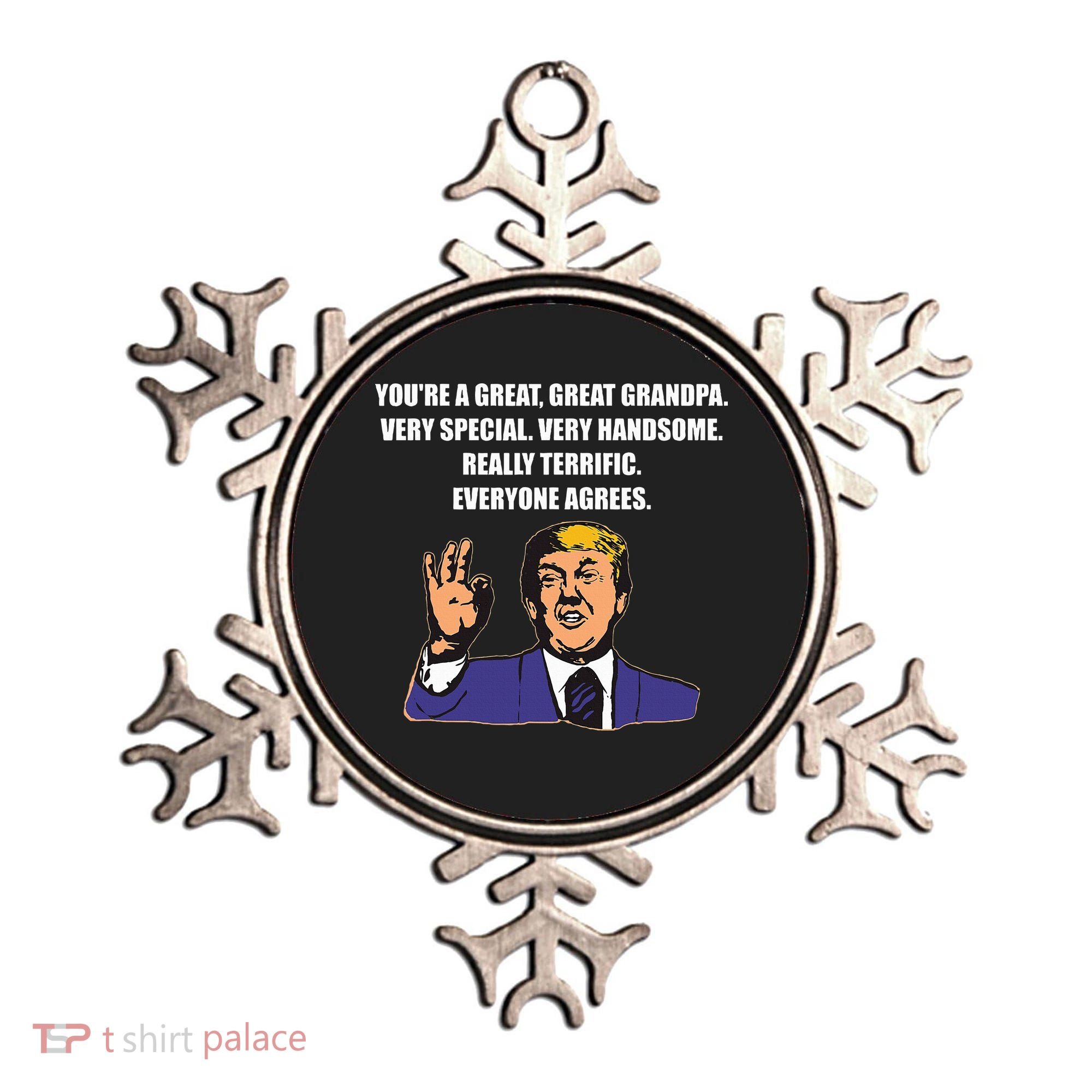 Funny Trump Best Grandpa Ever Everyone Agrees Ornament