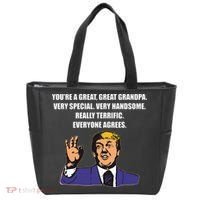 Funny Trump Best Grandpa Ever Everyone Agrees Tote Bag thumb 0