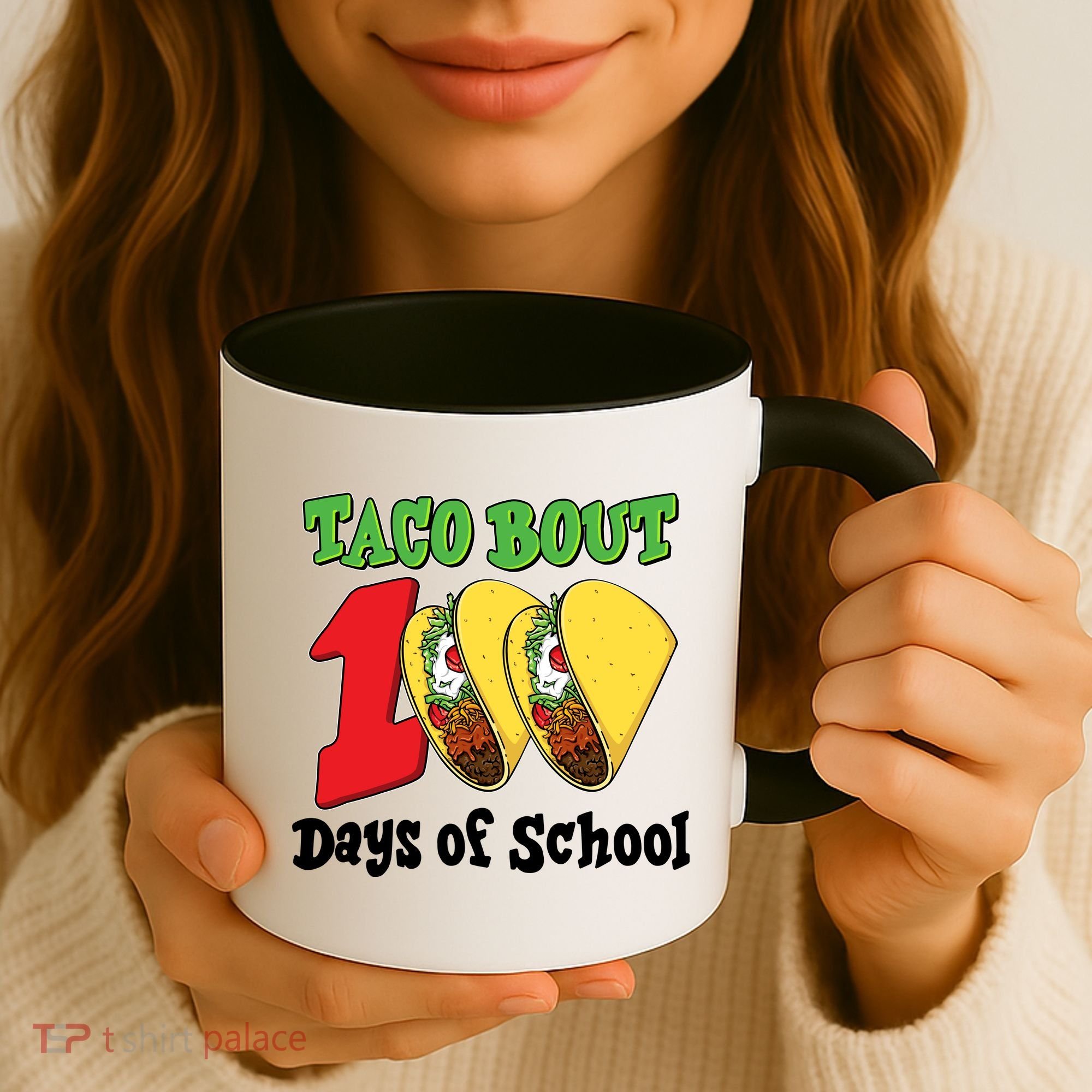 Funny Taco Bout 100 Days Of School Coffee Mug