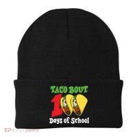 Funny Taco Bout 100 Days Of School Beanie thumb 0
