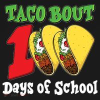 Funny Taco Bout 100 Days Of School Toddler T-Shirt thumb 4