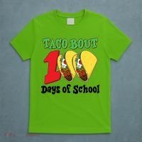 Funny Taco Bout 100 Days Of School T-Shirt thumb 5