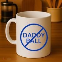 Funny Travel Baseball No Daddy Ball Coffee Mug thumb 4