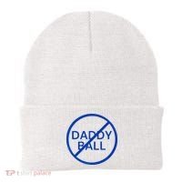Funny Travel Baseball No Daddy Ball Beanie thumb 0