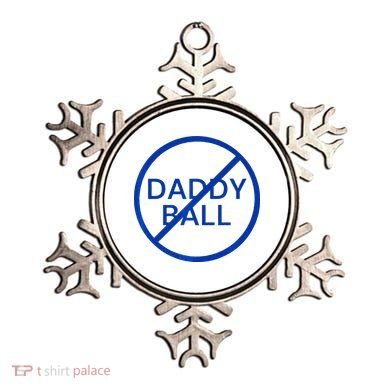 Funny Travel Baseball No Daddy Ball Ornament