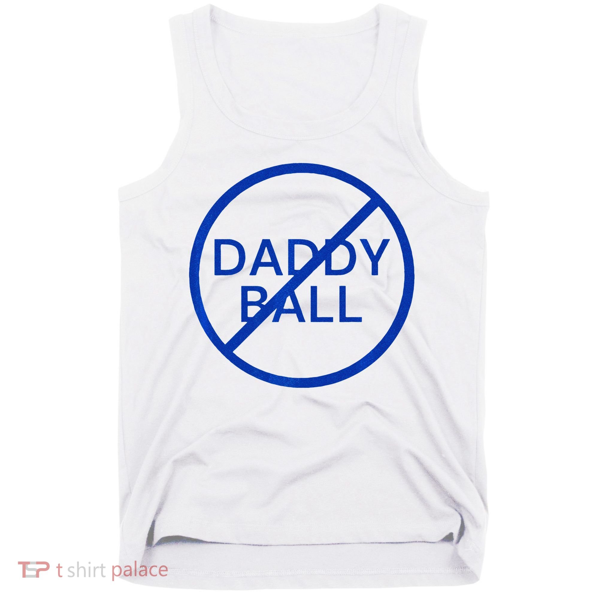 Funny Travel Baseball No Daddy Ball Tank Top