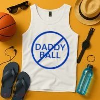 Funny Travel Baseball No Daddy Ball Tank Top thumb 4