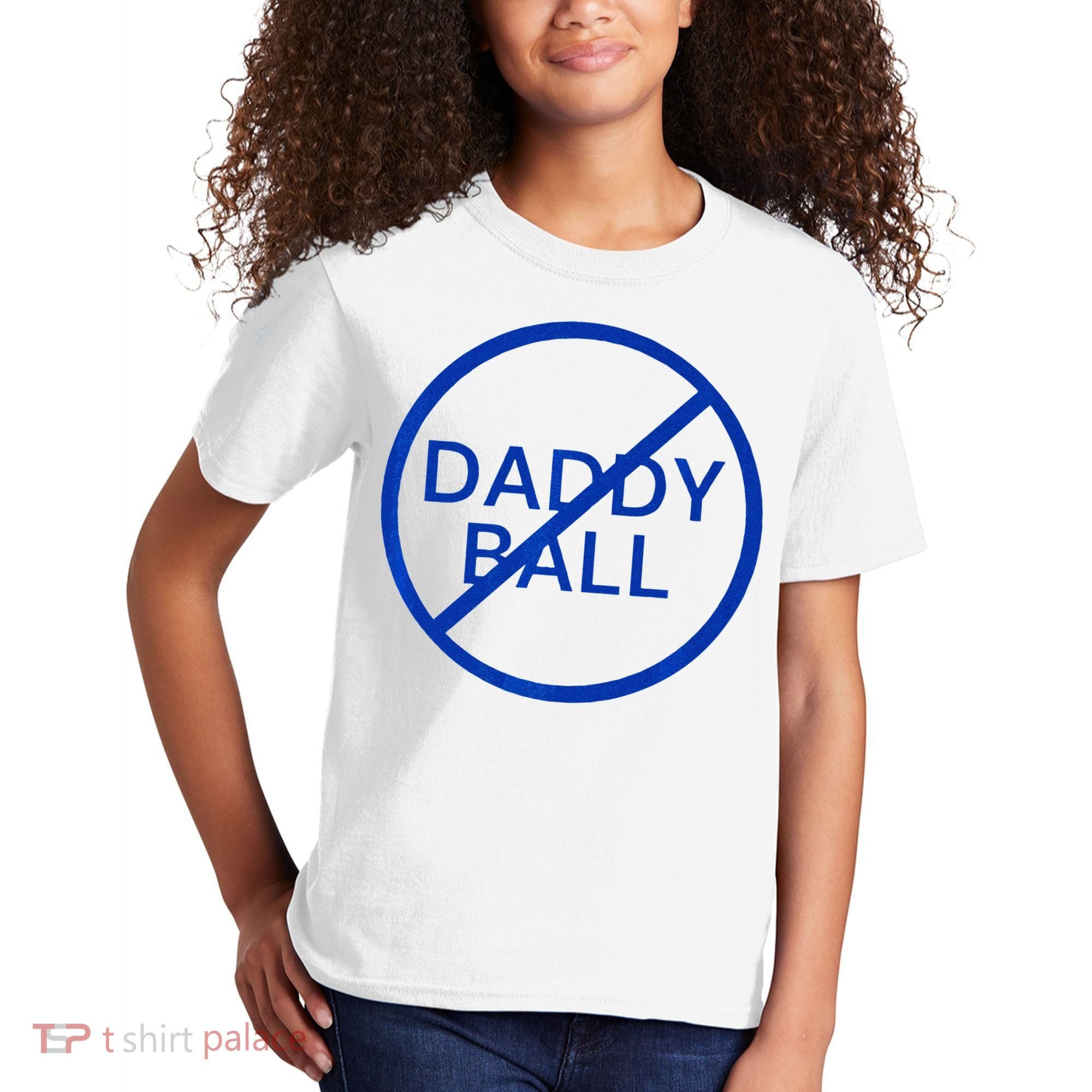 Funny Travel Baseball No Daddy Ball Kids T-Shirt