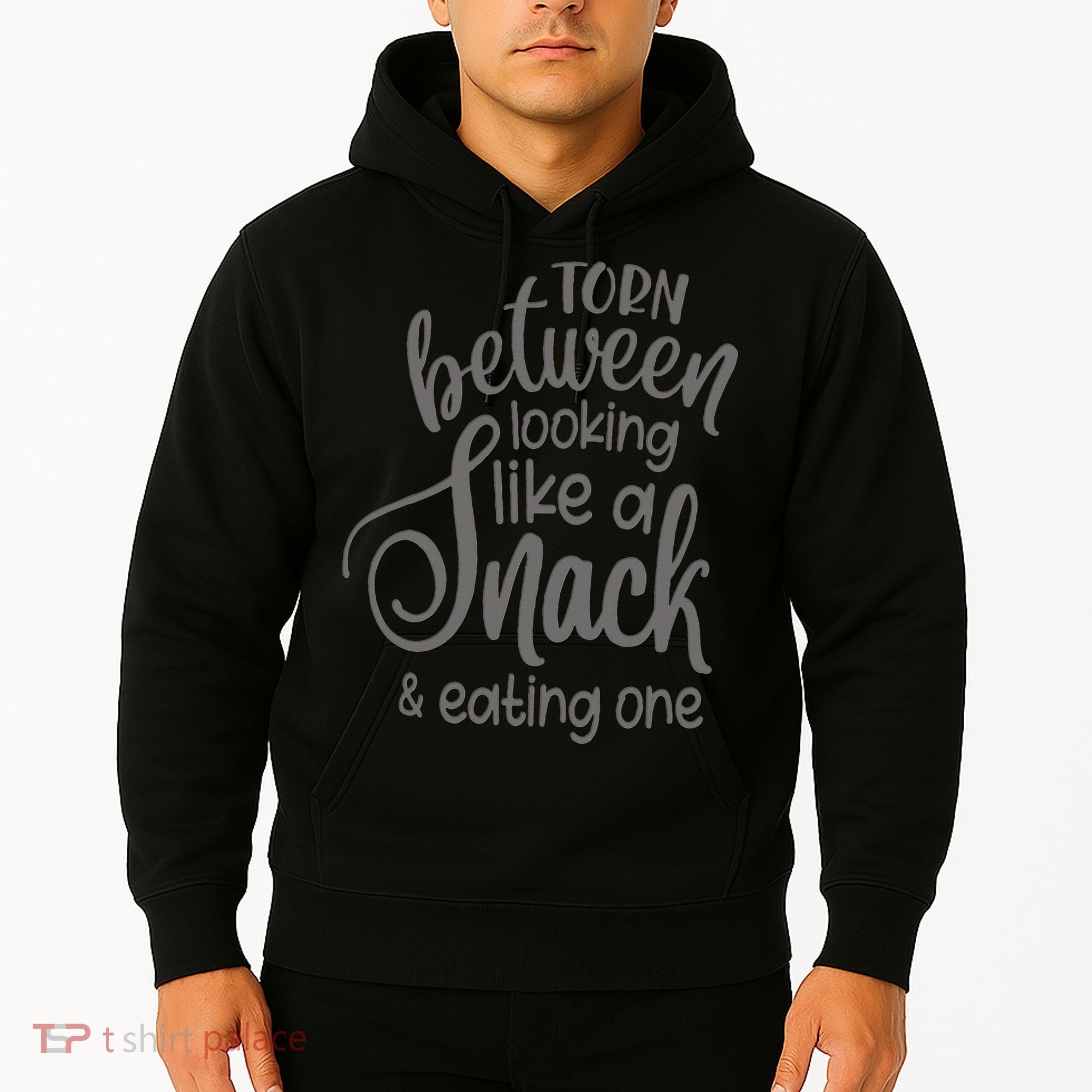 funny Torn Between Looking Like a Snack and Eating One  Hoodie