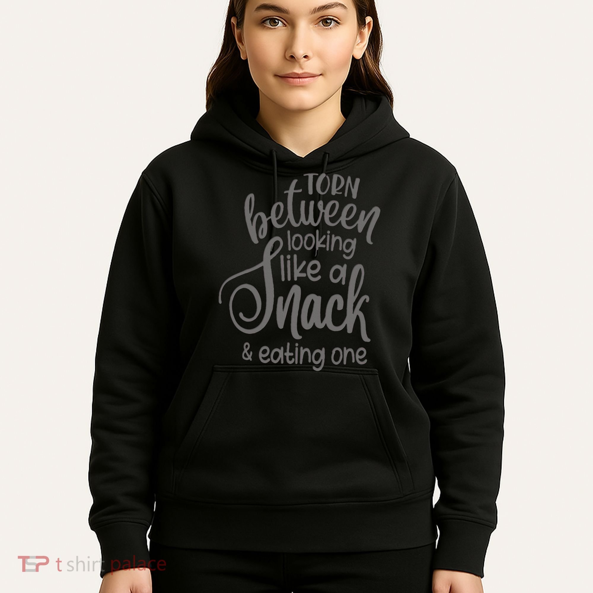 funny Torn Between Looking Like a Snack and Eating One  Hoodie