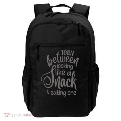 funny Torn Between Looking Like a Snack and Eating One  Backpack