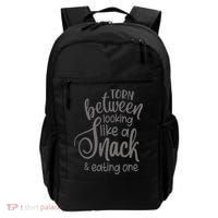 funny Torn Between Looking Like a Snack and Eating One  Backpack thumb 0