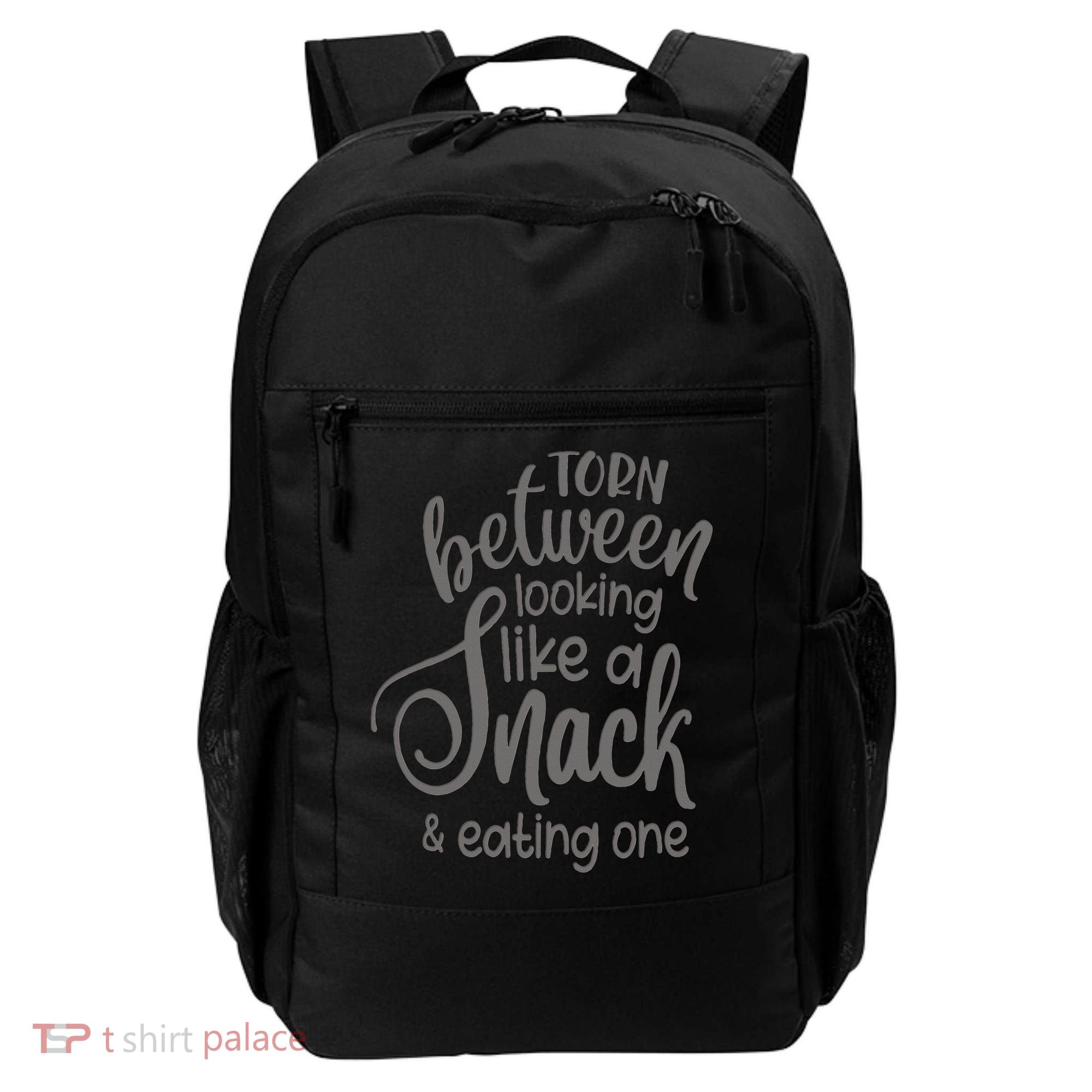funny Torn Between Looking Like a Snack and Eating One  Backpack