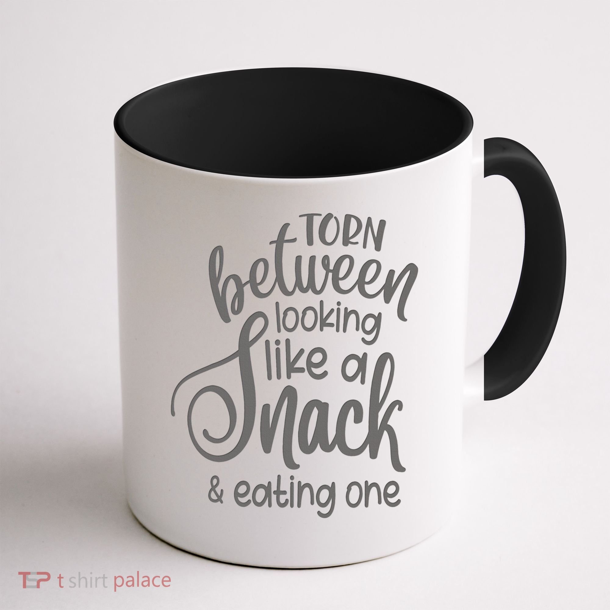funny Torn Between Looking Like a Snack and Eating One  Coffee Mug