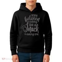 funny Torn Between Looking Like a Snack and Eating One  Kids Hoodie thumb 4