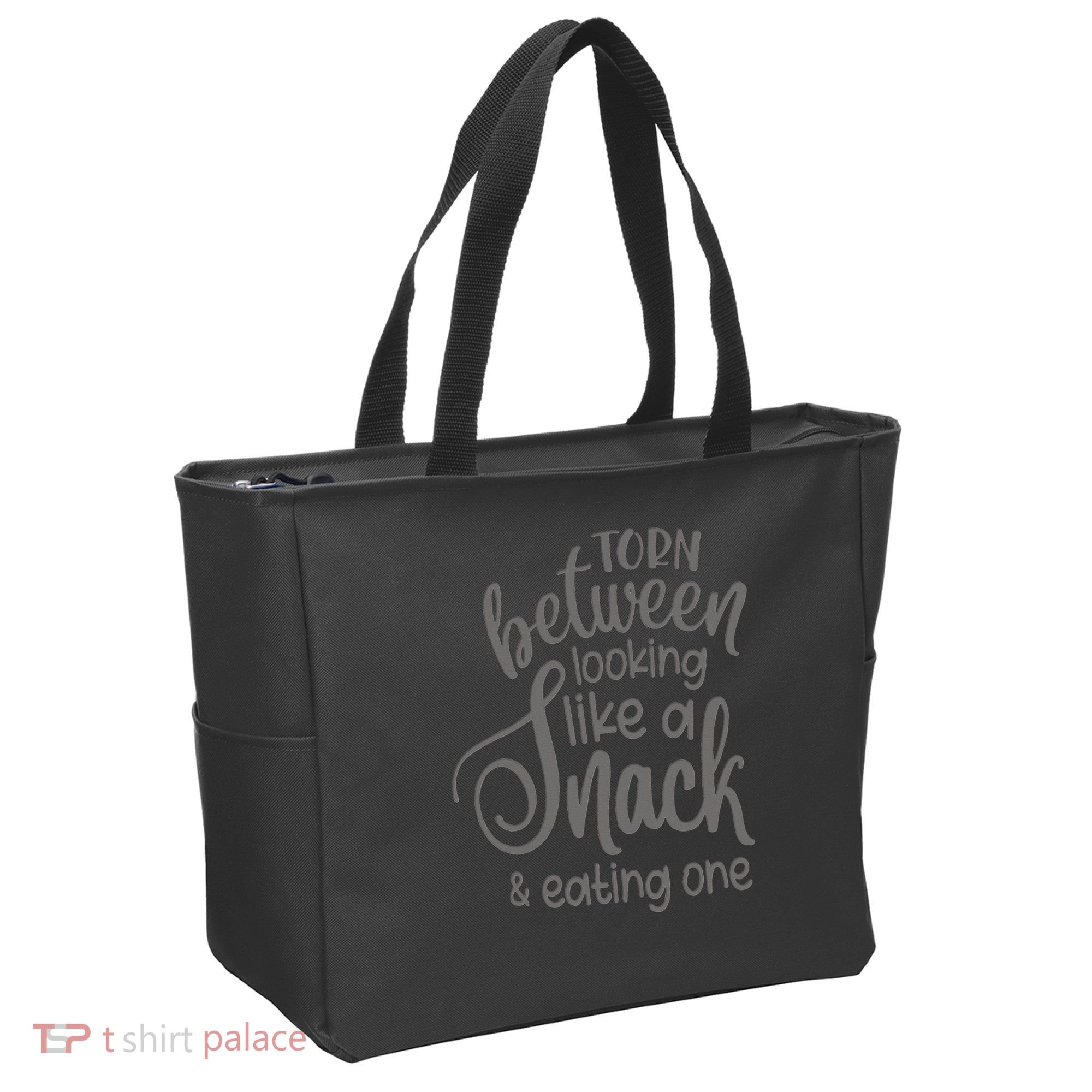 funny Torn Between Looking Like a Snack and Eating One  Tote Bag