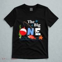 Fishing The Big One Year 1st First Birthday Little Fisherman T-Shirt thumb 5