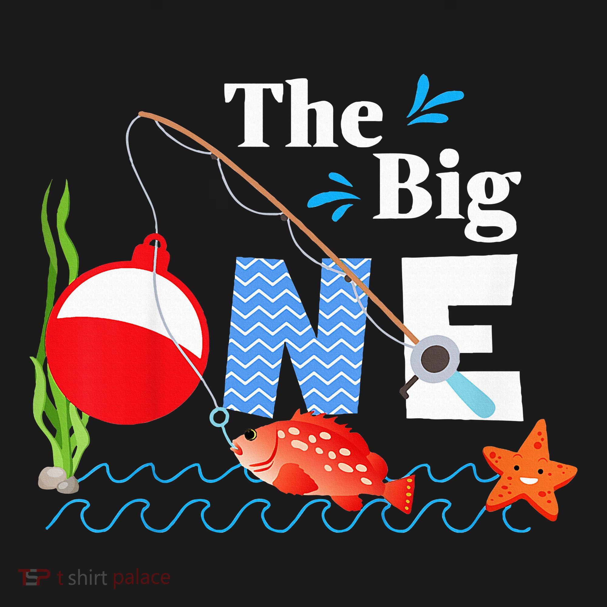 Fishing The Big One Year 1st First Birthday Little Fisherman Women's Hoodie