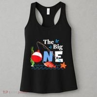 Fishing The Big One Year 1st First Birthday Little Fisherman Women's Tank Top thumb 3