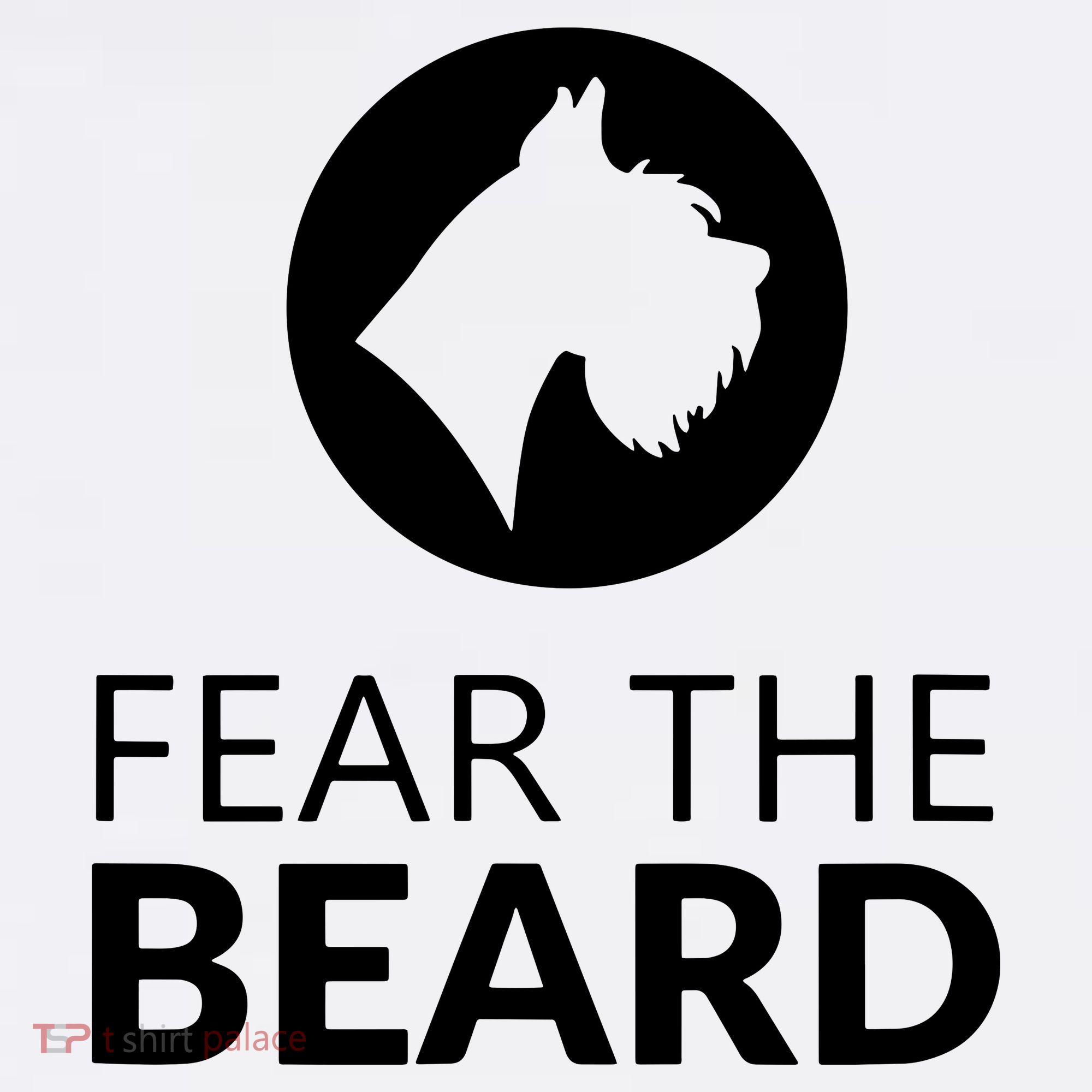 Fear The Beard Funny Schnauzer Lover Doggie Tank