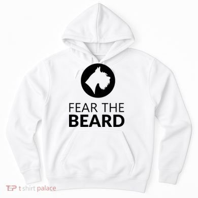 Fear The Beard Funny Schnauzer Lover Hoodie