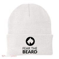 Fear The Beard Funny Schnauzer Lover Beanie thumb 0