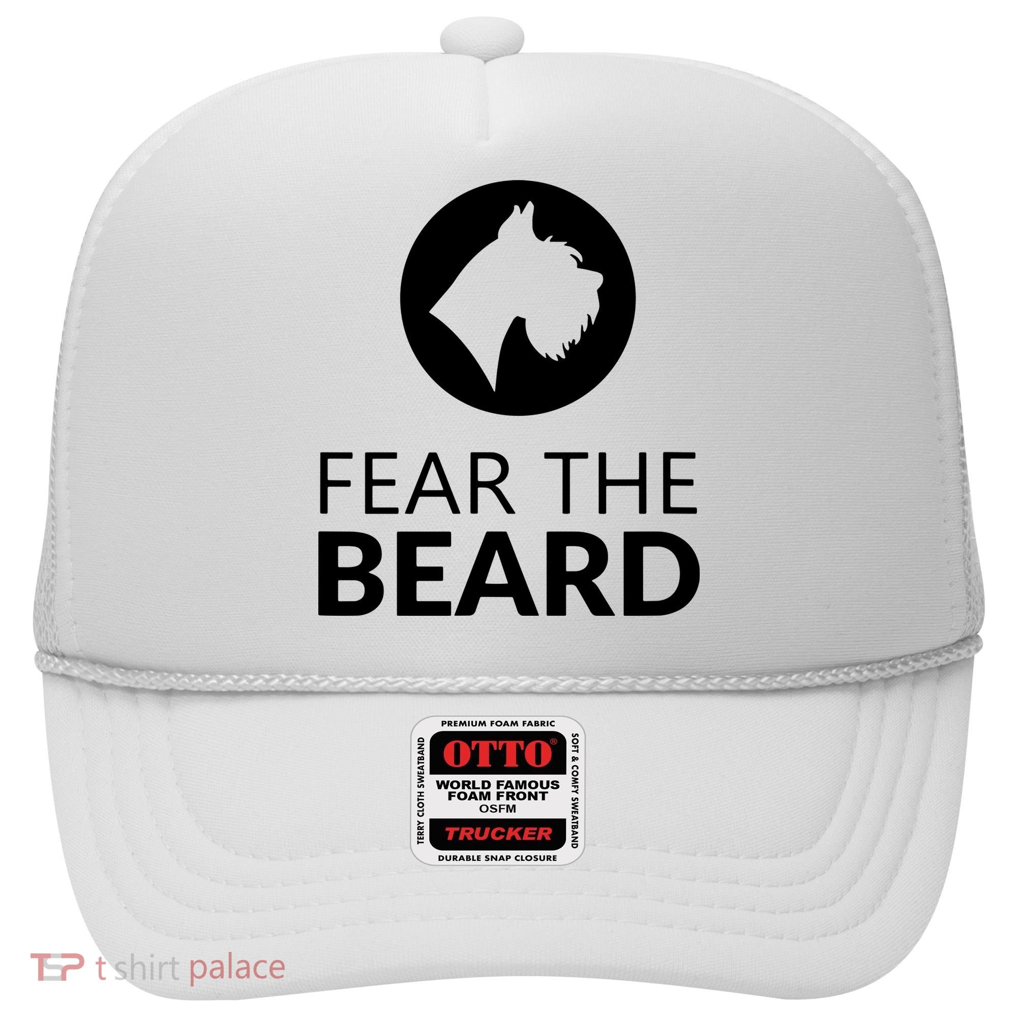 Fear The Beard Funny Schnauzer Lover Hat