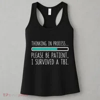 Funny Traumatic Brain Injury Awareness Thinking In Process Women's Tank Top thumb 3