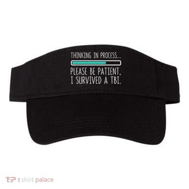 Funny Traumatic Brain Injury Awareness Thinking In Process Visor