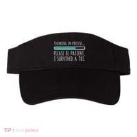 Funny Traumatic Brain Injury Awareness Thinking In Process Visor thumb 0