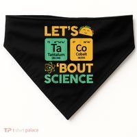 Funny Taco Bout Science Tuesday Chemistry STEM Teacher USA-Made Doggie Bandana thumb 0