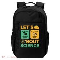Funny Taco Bout Science Tuesday Chemistry STEM Teacher Backpack thumb 0