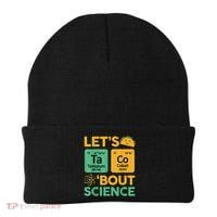 Funny Taco Bout Science Tuesday Chemistry STEM Teacher Beanie thumb 0