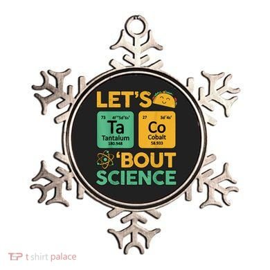 Funny Taco Bout Science Tuesday Chemistry STEM Teacher Ornament