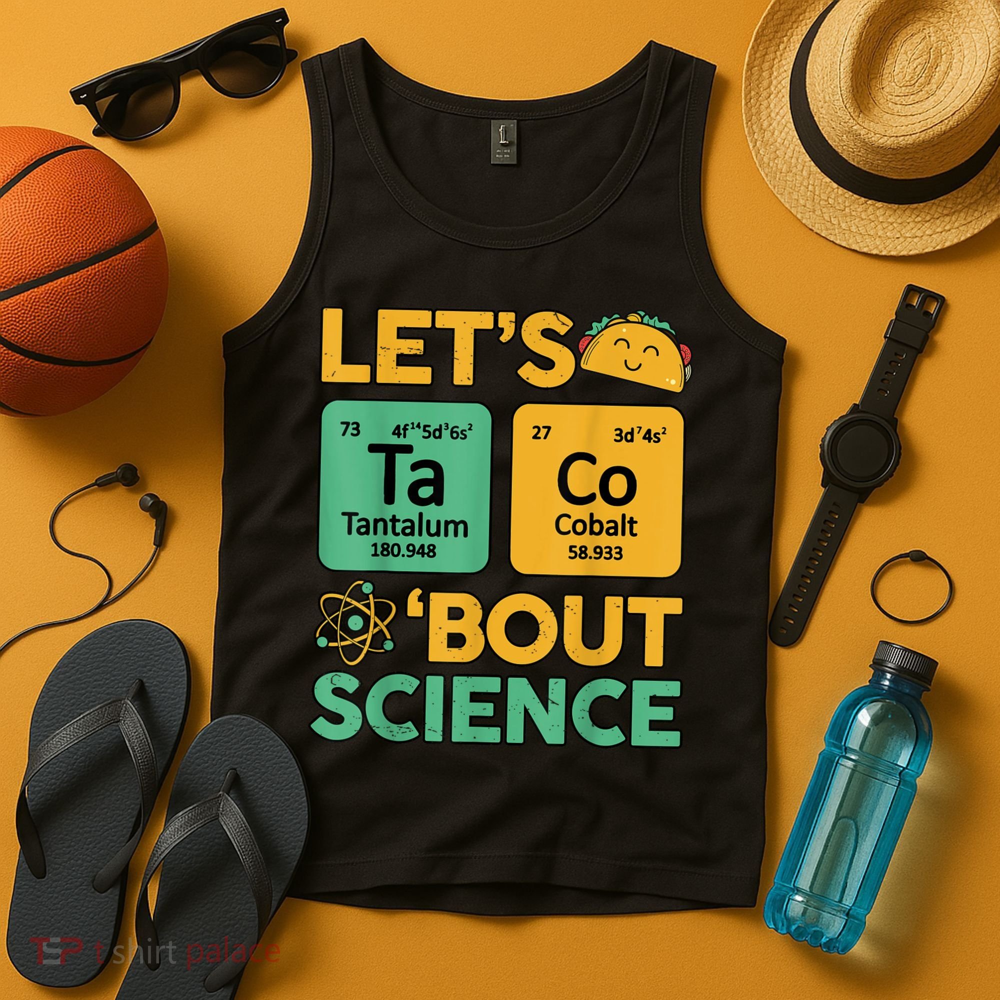 Funny Taco Bout Science Tuesday Chemistry STEM Teacher Tank Top