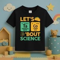 Funny Taco Bout Science Tuesday Chemistry STEM Teacher Toddler T-Shirt thumb 3