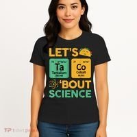 Funny Taco Bout Science Tuesday Chemistry STEM Teacher Women's T-Shirt thumb 4