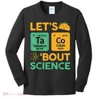 Funny Taco Bout Science Tuesday Chemistry STEM Teacher Kids Long Sleeve Shirt thumb 0