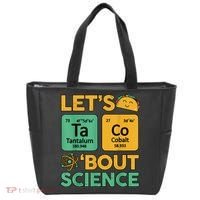 Funny Taco Bout Science Tuesday Chemistry STEM Teacher Tote Bag thumb 0