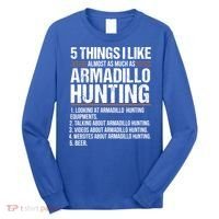 Funny Things Beer Armadillo Possum Hunting Hunter Beer Gift Cute Gift Long Sleeve Shirt thumb 0